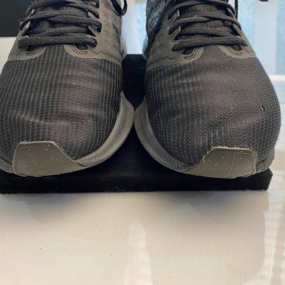 Nike Downshifter 7 Running Shoes Black Mesh Lace Up Men's Size 11 - Picture 5 of 14